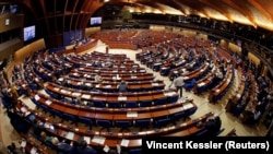 France – A session of the Parliamentary Assembly of the Council of Europe in Strasbourg, April 25, 2017.