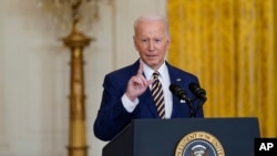 U.S. President Joe Biden: "I have been absolutely clear with President Putin. He has no misunderstanding." (file photo) 