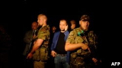 Олександр Бородай на місці збитого «Боїнга-777» на Донеччині, 17 липня 2014