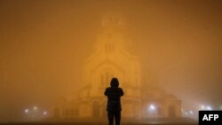 Замърсяването на въздуха в София. Снимката е архивна.