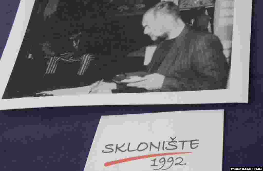 Segment iz izložbe "Pozorište pod opsadom 1992 - 1995."