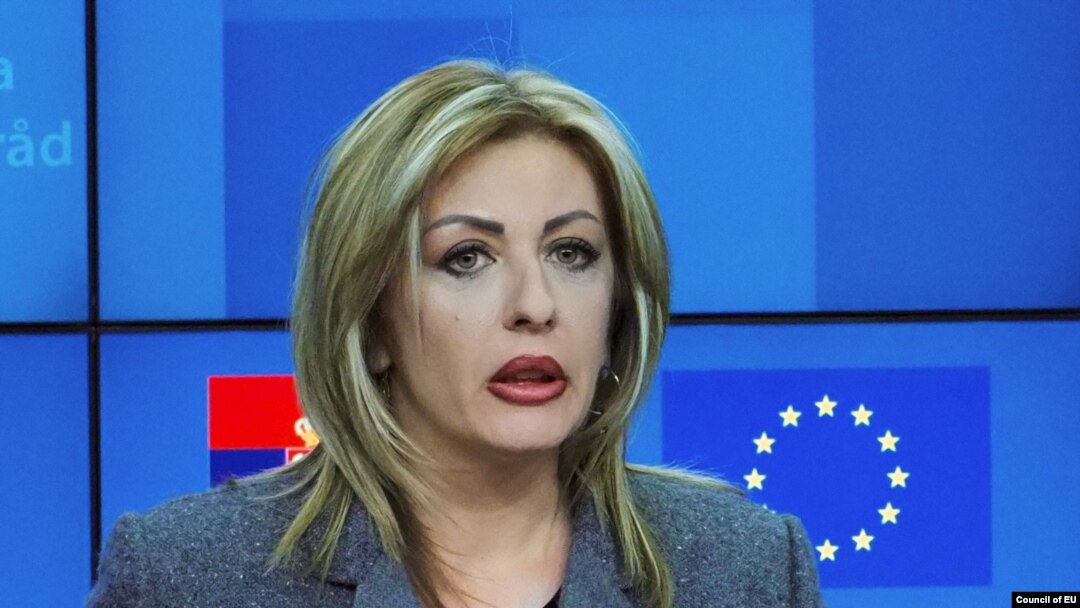 Ministarka za evropske integracije Srbije Jadranka Joksimović 
