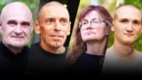 Каляж, злева направа: Сяргей Шэлег, Ігар Карней, Натальля Дуліна, Кірыл Балахонаў