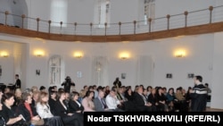 განათლების მინისტრის დიმიტრი შაშკინის შეხვედრა პედაგოგებთან