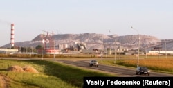 Kálisóbánya Szoligorszk közelében.