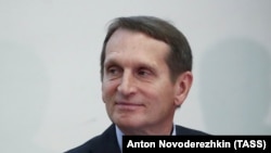 Serghei Narîșkin, șeful Serviciului de Informații Externe al Rusiei