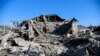 Armenia- A building damaged by recent shelling in Stepanakert, 17Oct2020