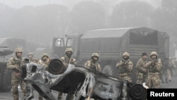 Protestat në Kazakistan.
