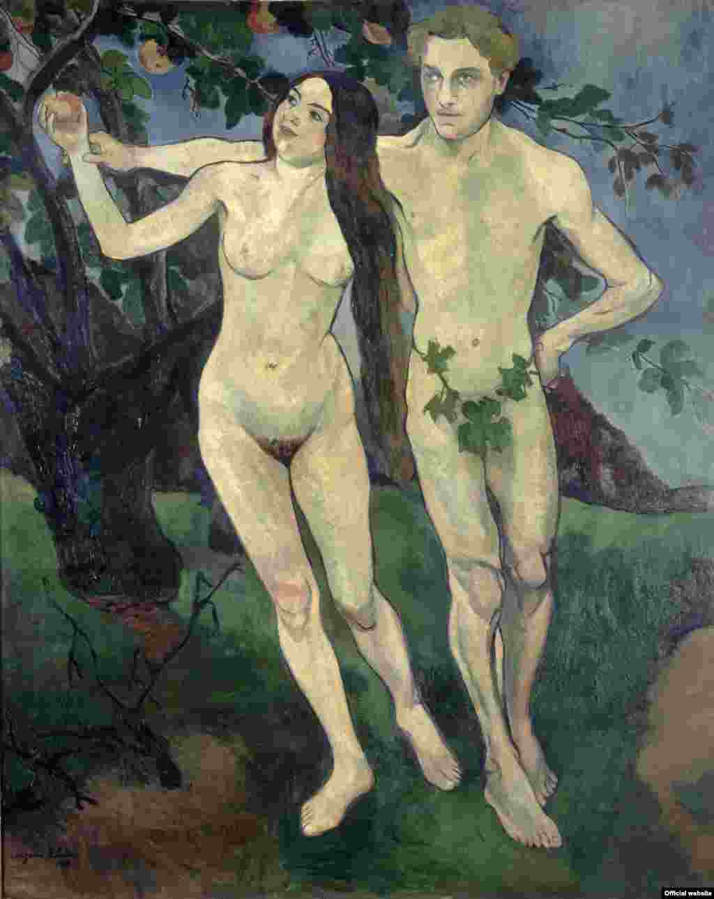 Suzanne Valadon (1865–1938), Adam and Eve (Self-Portrait with André Utter), 1909.