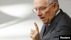 Președintele Bundestag-ului, Wolfgang Schaeuble (foto arhiva)