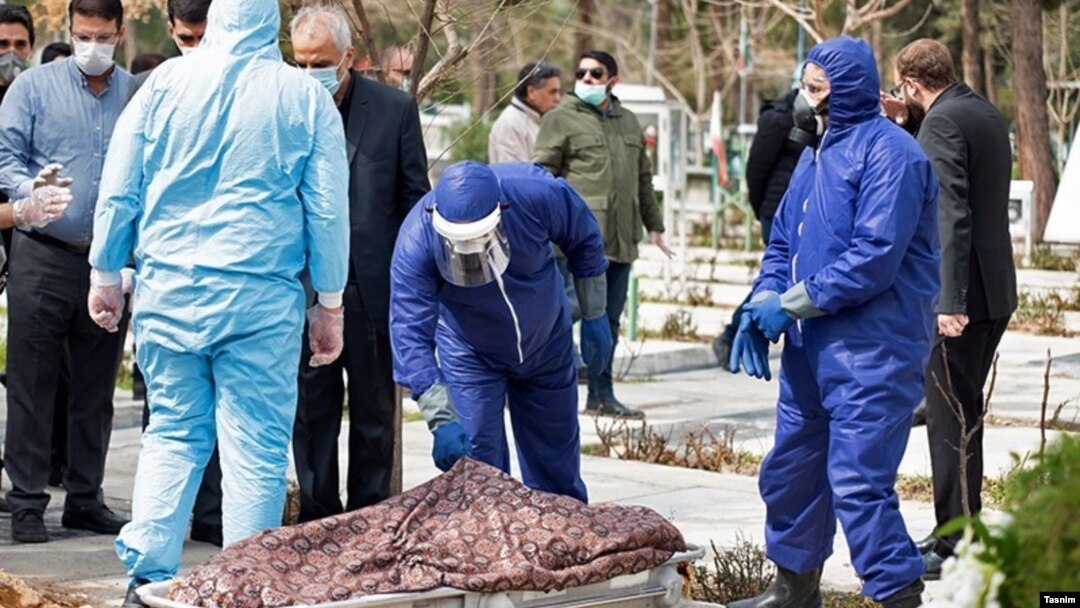 Sahrana Fatemeha Rahbara, novoizabranog zakonodavca iz Teherana koji je umro 6. marta od korona virusa.
