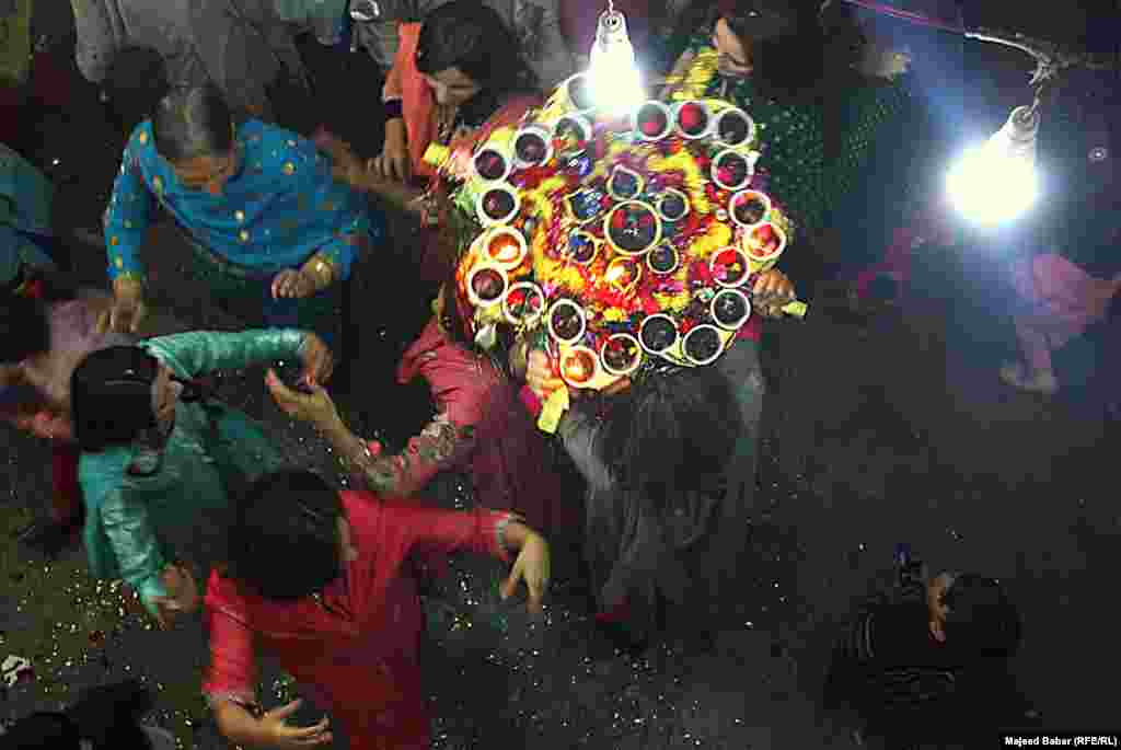 A traditional swirling dance is part of the ceremony.