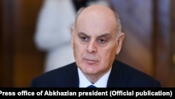 აფხაზეთის დე ფაქტო რესპუბლიკის პრეზიდენტი ასლან ბჟანია