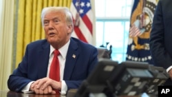 Donald Trump a Fehér Házban