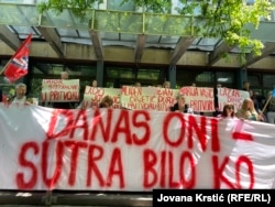 Proteste împotriva reținerii activiștilor de la Novi Sad - 14 mai 2025