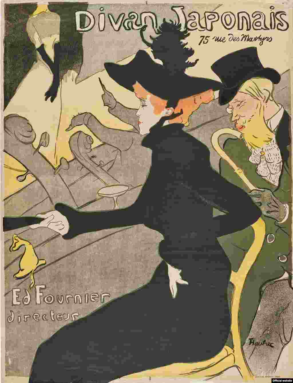 Henri de Toulouse-Lautrec (1864–1901) Divan jalonnez, 1892/93