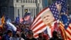 La o manifestație a susținătorilor președintelui Donald Trump