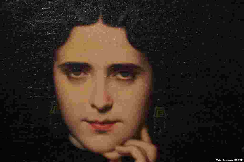 Amaury-Duval, Contesa de Loynes, 1862 (Musee d'Orsay), detaliu.