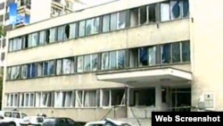 Policijska stanica u Bugojnu nakon napada islamskih terorista 27. juna 2010. godine