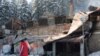 Остатоци од некогашниот планинарскиот дом Копанки во Битола.
