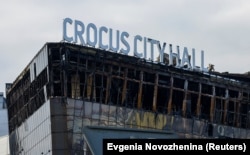 "Крокус Сити Холл" борбору кандуу кол салуудан кийин.