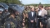 Serbia - The handover of 10 of the 30 armored cars BRDM-2 from Russia to Serbia, in Nis in the presence of the military and state top of Serbia. Serbian army, military. Nis, 29. July 2019.
