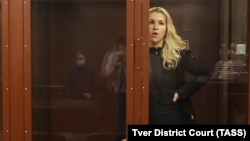 Doctorița Anastasia Vasilieva, președinta organizației Alyans Vrachei, audiată într-un tribunal din Moscova, 29 ianuarie 2021