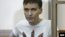 Надія Савченко у суді міста Донецька Ростовської області Росії, 9 березня 2016 року