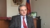 Armenia -- Deputy Foreign Minister Zohrab Mnatsakanian is interviewed by RFE/RL in Yerevan, 13Apr2012.