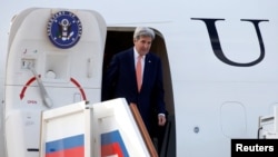 Державний секретар США Джон Керрі після прибуття до Москви. 14 липня 2016 року