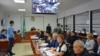 В зале суда на процессе по делу о предполагаемом «хищении нефти». Актобе, 5 декабря 2017 года.
