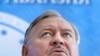 Костянтин Затулін на пресконференції спостерігачів за виборами в Абхазії, сепаратистському регіоні Грузії. Сухумі, 13 березня 2017 року