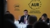 Președintele Alianței pentru Unirea Românilor (AUR), George Simion.