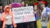 Акція протесту проти агресії Росії біля російського генерального консульства у Харкові, 28 серпня 2014 року