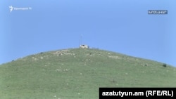 Одна из азербайджанских позиций на границе с Сюником