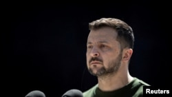 Presidenti ukrainas, Volodymyr Zelensky. Fotografi nga arkivi. 