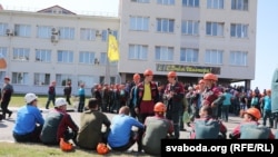Страйк шахтароў «Беларуськалію», Салігорск, 17 жніўня 2020 г.