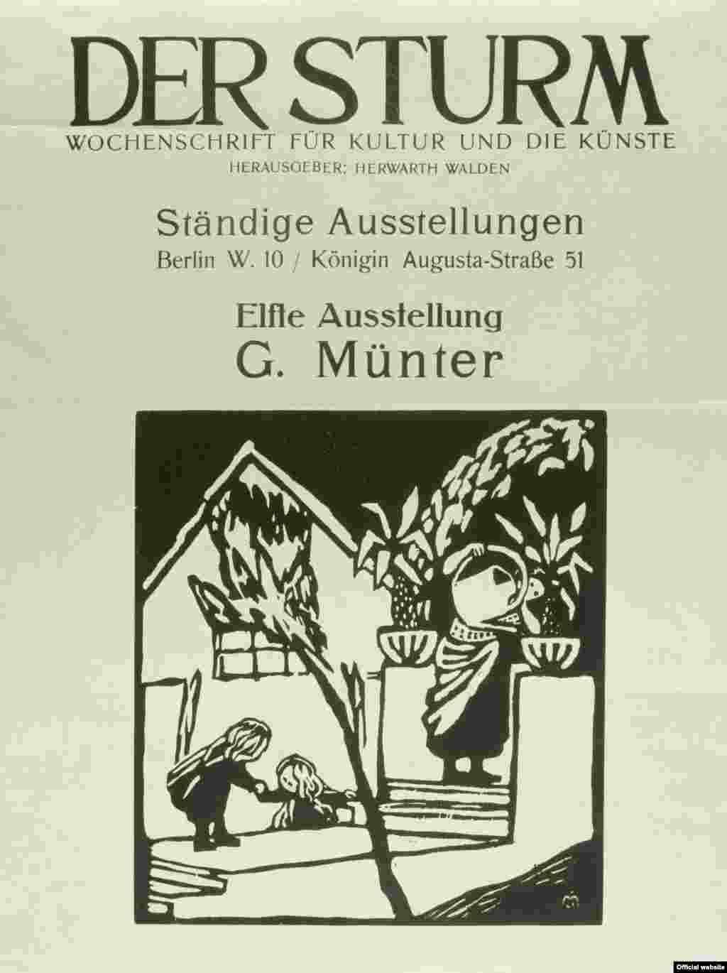 Copertă a revistei „Der Sturm”, decembrie 1912.