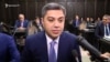Armenia - Artur Vanetsian, the new head of the National Security Service, speaks to RFE/RL before attending a cabinet meeting in Yerevan, 24 May 2018..