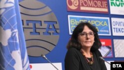 Дубравка Симонович, специален докладчик на Службата на Върховния комисар за правата на човека (OHCHR) по въпросите на насилието над жени даде пресконференция в София в понеделник.