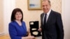 Țveta Karaiancheva cu ministrul de externe rus Sergei Lavrov la Moscova