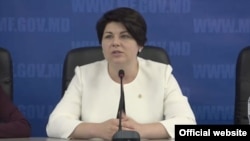 Natalia Gavriliță, premierul desemnat, fosta ministră de finanțe, Chișinău 2019