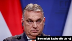 Orbán Viktor Budapesten, 2021. április elsején.