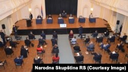 Jedna od sjednica Narodne skupštine RS u vrijeme pandemije