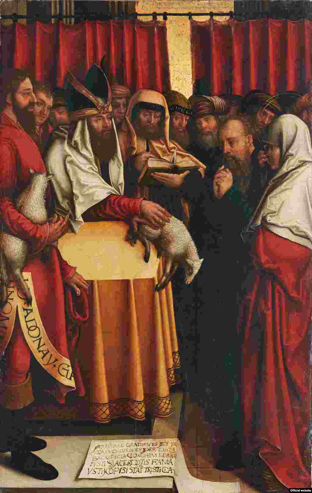 Bernhard Strigel (1461–1528) Respingerea sacrificiului lui Ioachim și Ana, f.d. 