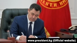 Садыр Жапаров. Архивик сүрөт.