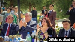 Одна из основательниц «Имона» Гулбахор Махкамова на праздновании Навруза.