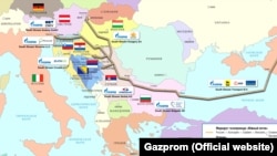 Harta South Stream